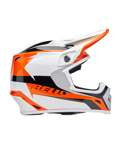 BELL MX-9 Mips Helm - Rift Gloss Orange/White