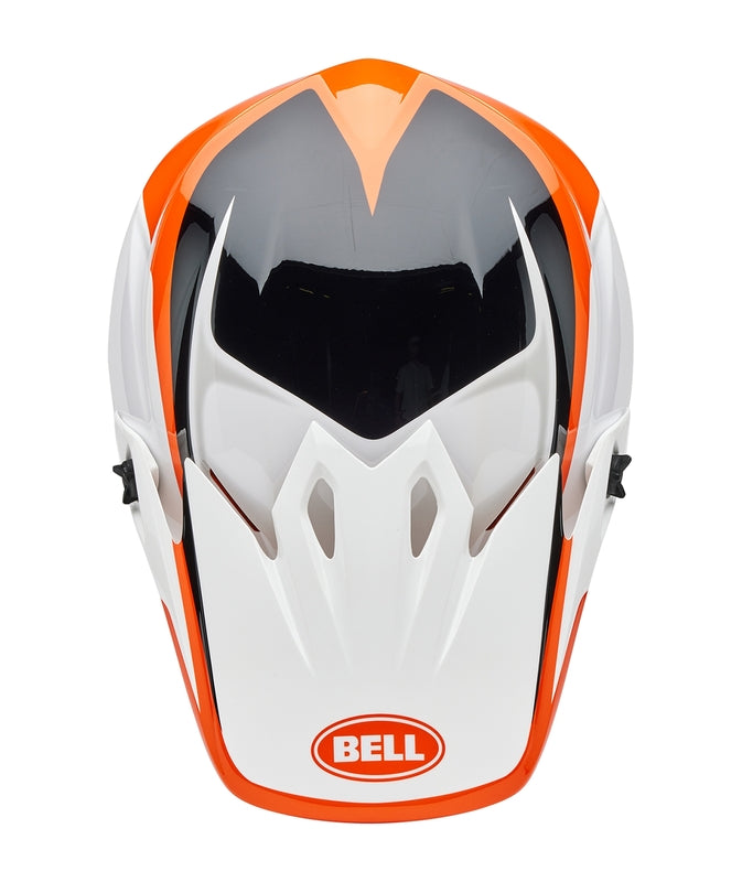 BELL MX-9 Mips Helm - Rift Gloss Orange/White