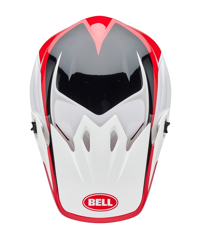 BELL MX-9 Mips Helm - Rift Gloss Orange/White