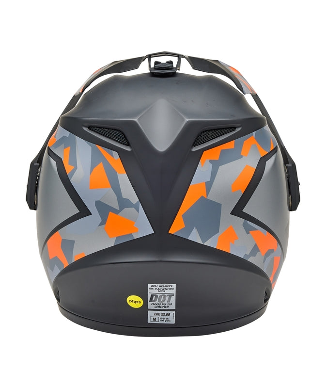 BELL MX-9 Adventure Mips Helm - Mesa Matte Black Orange Camo