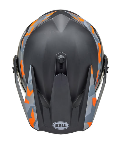 BELL MX-9 Adventure Mips Helm - Mesa Matte Black Orange Camo