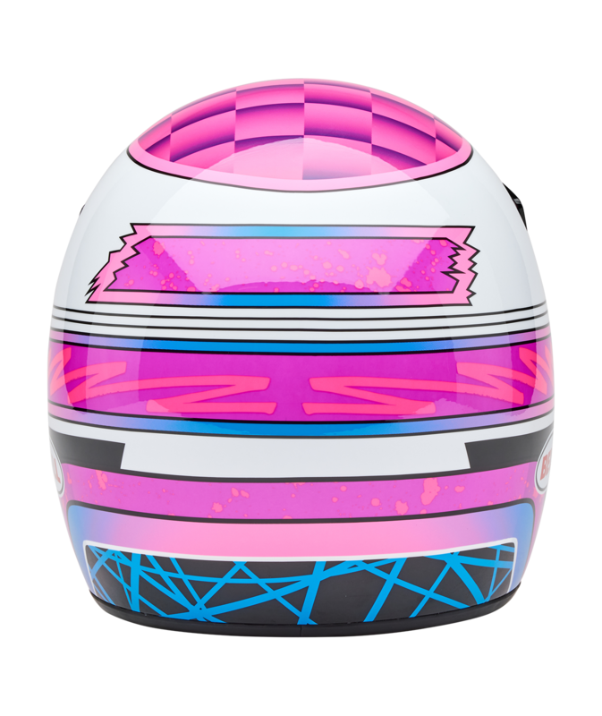 BELL Moto-3 Helm - Deathspray Gloss Pink Purple
