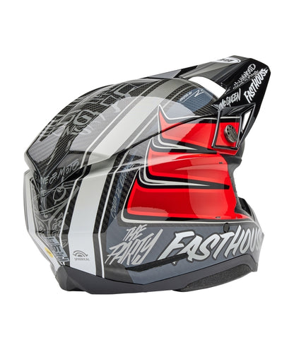 BELL Moto-10 Spherical Mips Helm - Fasthouse DITD 25 Gloss Gray/Red