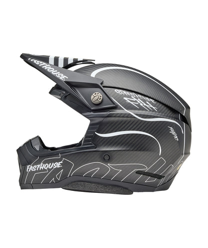 BELL Moto-10 Spherical Mips Helm - Fasthouse Raven Matte Black/White