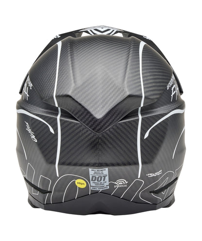 BELL Moto-10 Spherical Mips Helm - Fasthouse Raven Matte Black/White