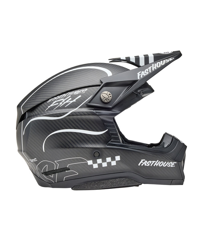 BELL Moto-10 Spherical Mips Helm - Fasthouse Raven Matte Black/White