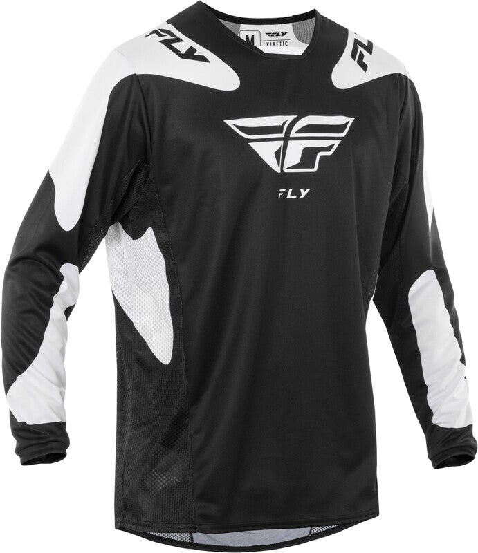 FLY RACING Kinetic SYM Jersey - Light Grey/Rood/Zwart