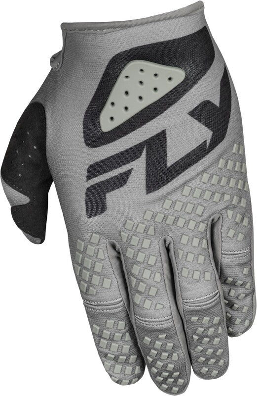 FLY RACING Kinetic SYM Handschoenen - Light Grey/Rood/Zwart