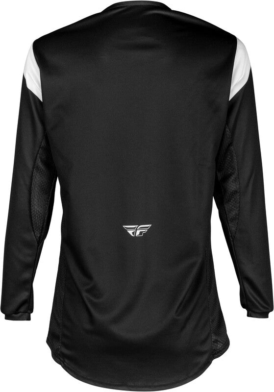 FLY RACING Kinetic Stoke Youth Kindermaat Jersey - Zwart/Wit