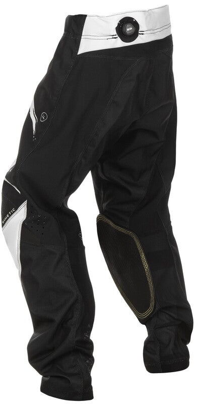 FLY RACING Kinetic Stoke Youth Kindermaat Broek - Zwart/Wit