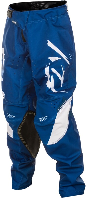 FLY RACING Kinetic Stoke Youth Kindermaat Broek - Zwart/Wit