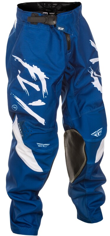 FLY RACING Kinetic Stoke Youth Kindermaat Broek - Zwart/Wit