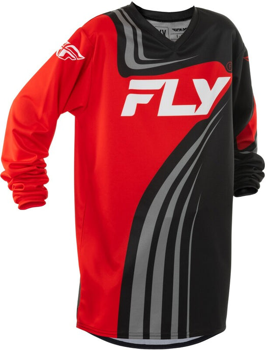 FLY RACING F-16 Youth Kindermaat Jersey - Zwart/Rood/Wit
