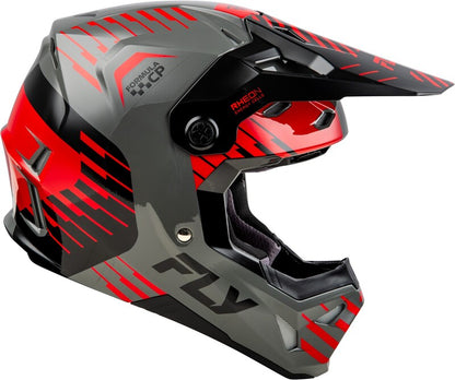 FLY RACING Formula CP Slice Helm - Navy/Neon geel/Wit