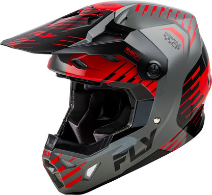 FLY RACING Formula CP Slice Helm - Navy/Neon geel/Wit