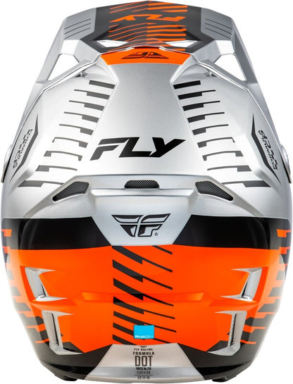 FLY RACING Formula CP Slice Helm - Navy/Neon geel/Wit