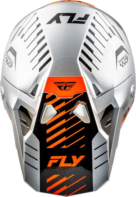 FLY RACING Formula CP Slice Helm - Navy/Neon geel/Wit
