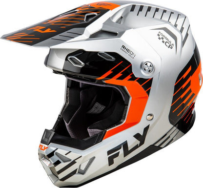 FLY RACING Formula CP Slice Helm - Navy/Neon geel/Wit