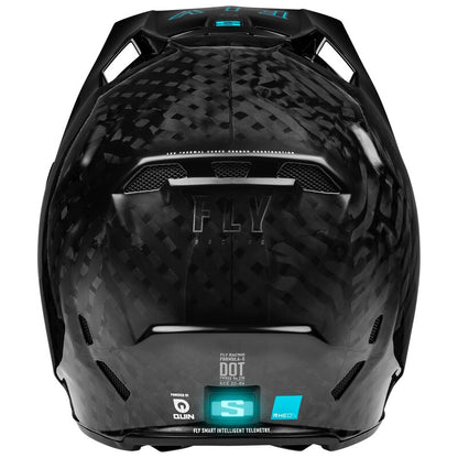 FLY RACING Formula S Carbon Solid Youth Kindermaat Helm - Zwart