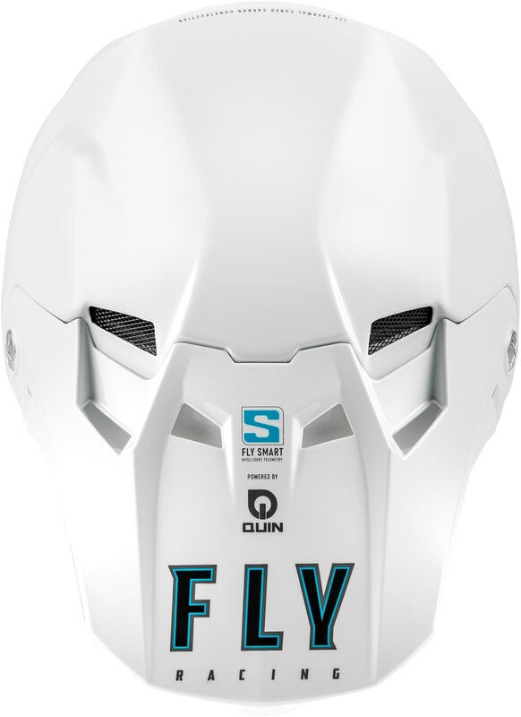 FLY RACING Formula S Carbon Solid Youth Kindermaat Helm - Zwart