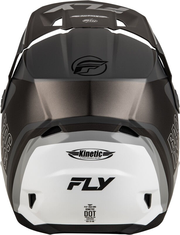FLY RACING Kinetic Rally Helm - Blauw/Zwart/Wit