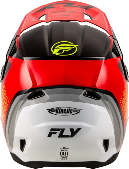 FLY RACING Kinetic Rally Helm - Blauw/Zwart/Wit