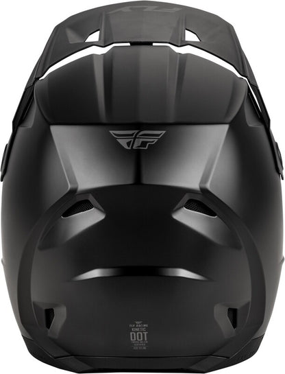 FLY RACING Kinetic Solid Helm - Matzwart