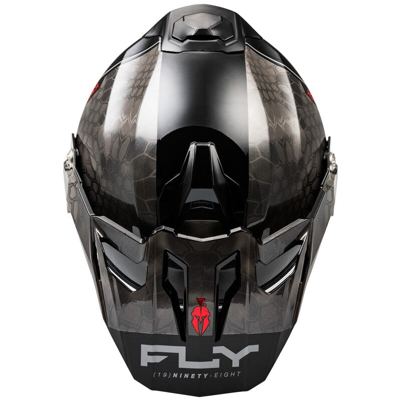 FLY RACING Trekker Kryptek Conceal Helm - Zwart/Grijs/Wit