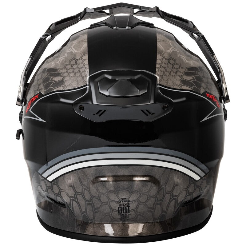 FLY RACING Trekker Kryptek Conceal Helm - Zwart/Grijs/Wit