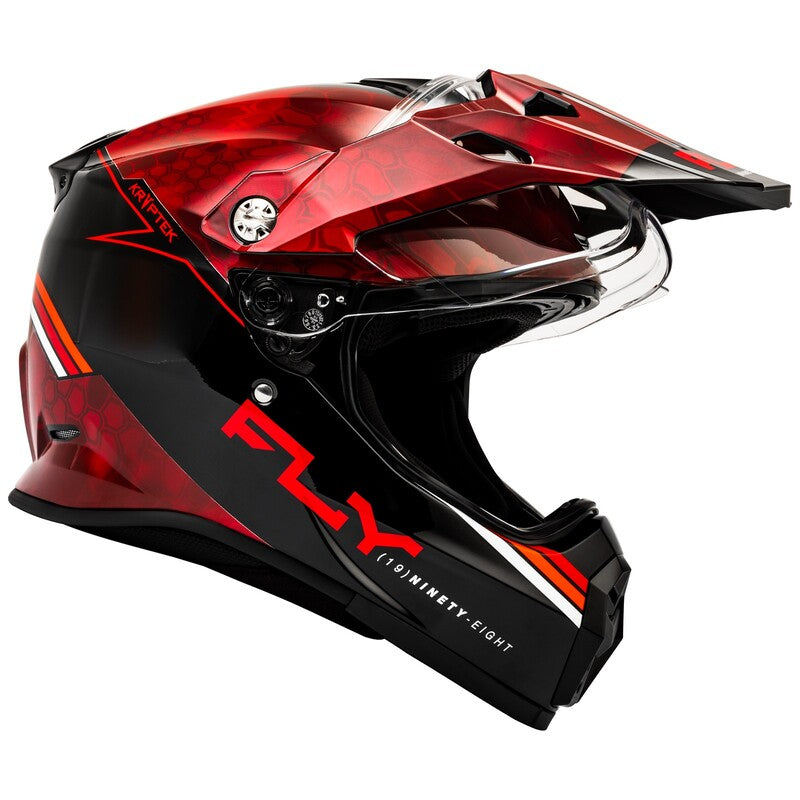 FLY RACING Trekker Kryptek Conceal Helm - Zwart/Grijs/Wit