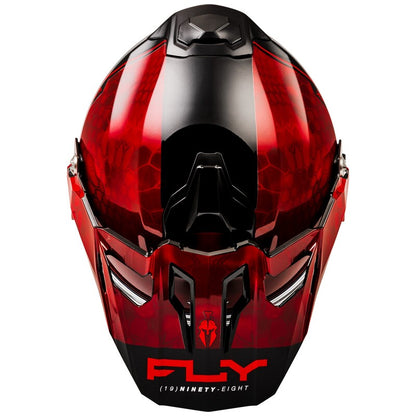FLY RACING Trekker Kryptek Conceal Helm - Zwart/Grijs/Wit