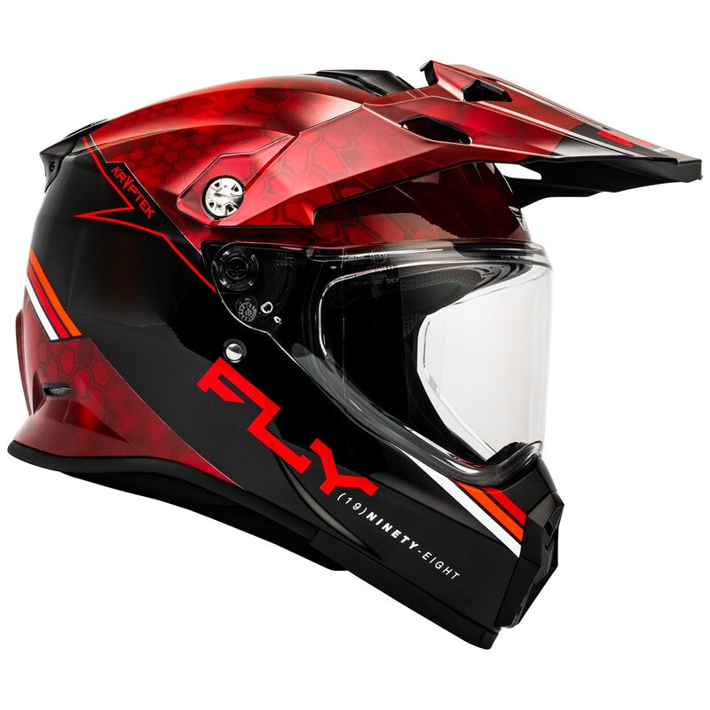 FLY RACING Trekker Kryptek Conceal Helm - Zwart/Grijs/Wit