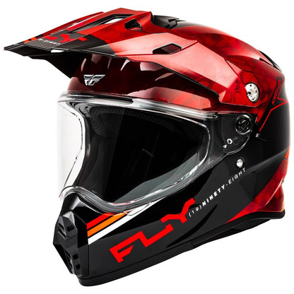 FLY RACING Trekker Kryptek Conceal Helm - Zwart/Grijs/Wit