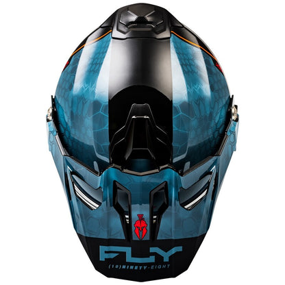 FLY RACING Trekker Kryptek Conceal Helm - Zwart/Grijs/Wit