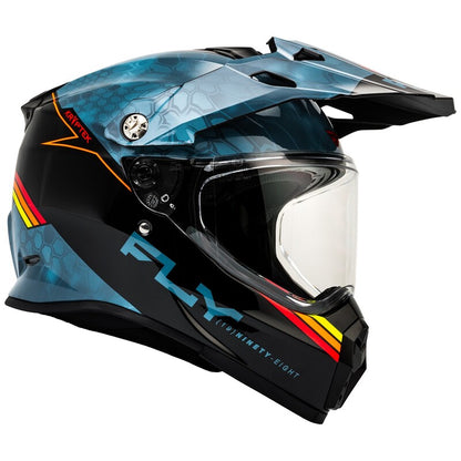 FLY RACING Trekker Kryptek Conceal Helm - Zwart/Grijs/Wit