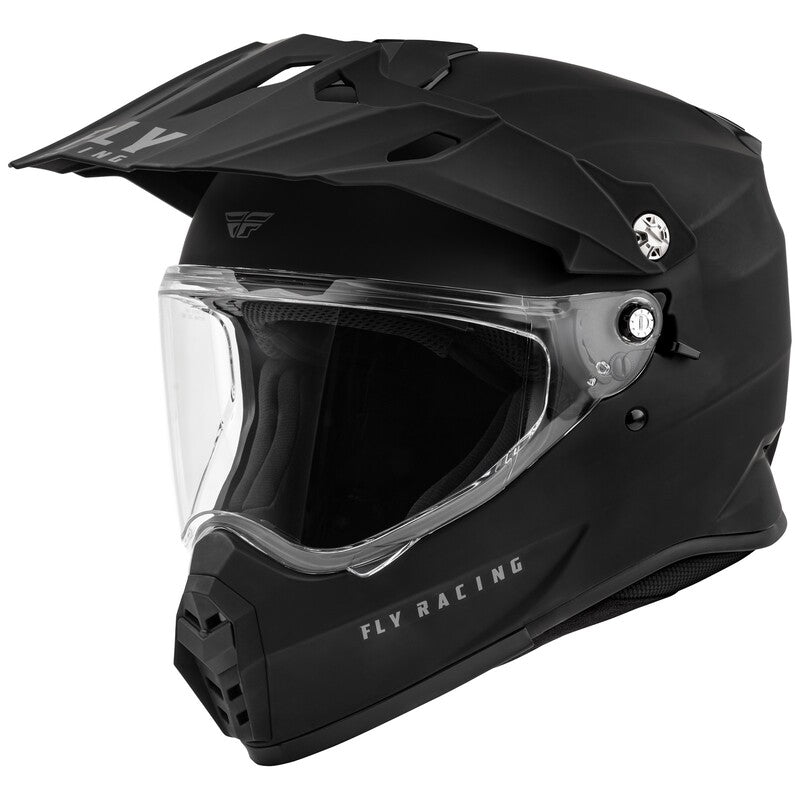 FLY RACING Trekker Solid Helm - Grijs