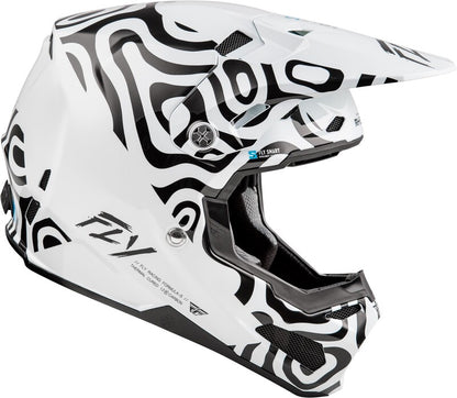 FLY RACING Formula S Carbon Protocol Vizier - Black Carbon/Grijs/Neon geel