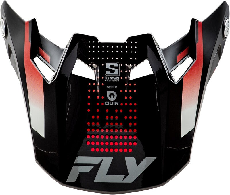FLY RACING Formula S Carbon Protocol Vizier - Black Carbon/Grijs/Neon geel