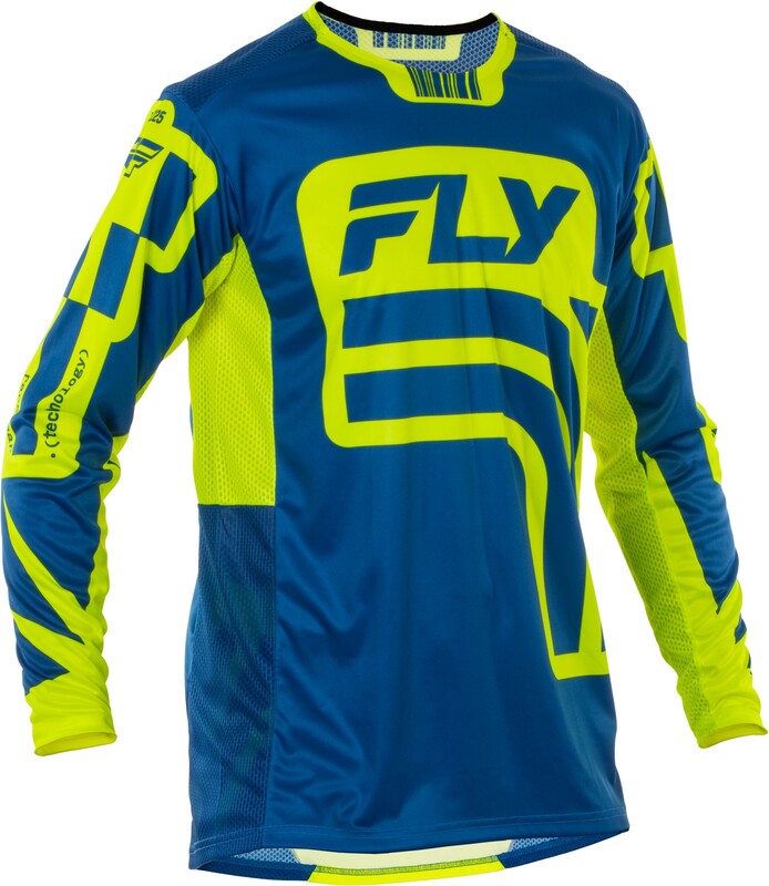 FLY RACING Lite L.E. Lancer Jersey - Navy/Neon geel