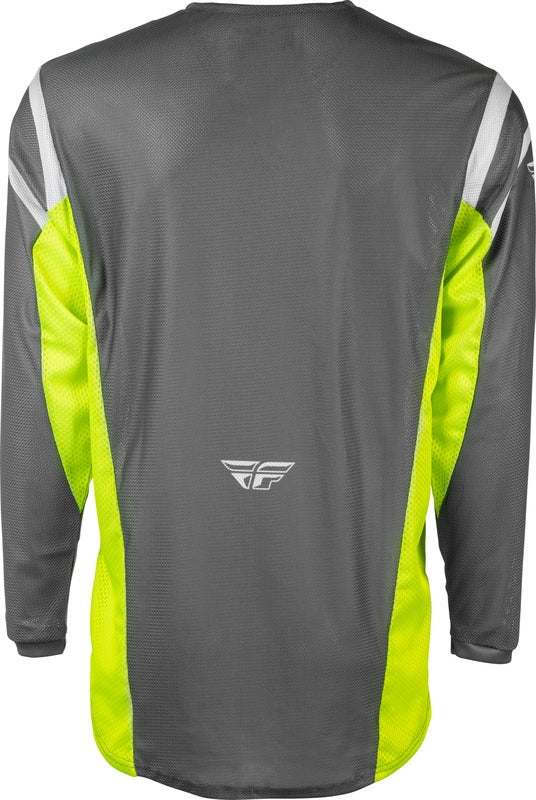 FLY RACING Kinetic Mesh Jersey - Grijs/Geel