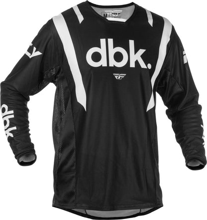 FLY RACING Kinetic Mesh Jersey - Zwart/Wit