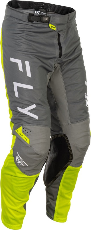 FLY RACING Kinetic Mesh Broek - Grijs/Geel