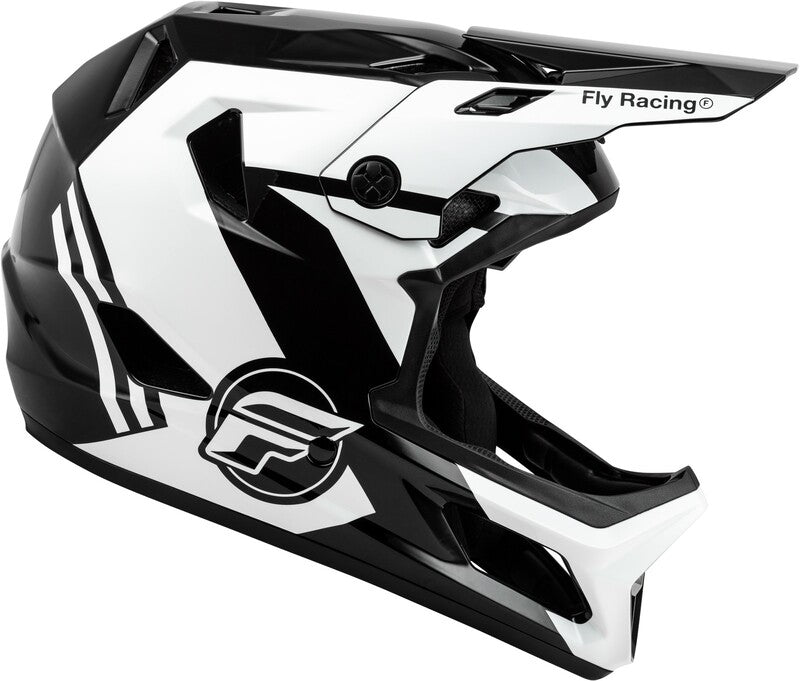 FLY RACING Rayce Bicycle Helmet - Black/White/Gray