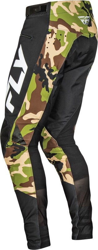 FLY RACING Rayce Bicycle Youth Kindermaat Fietsbroek - Zwart/Camo