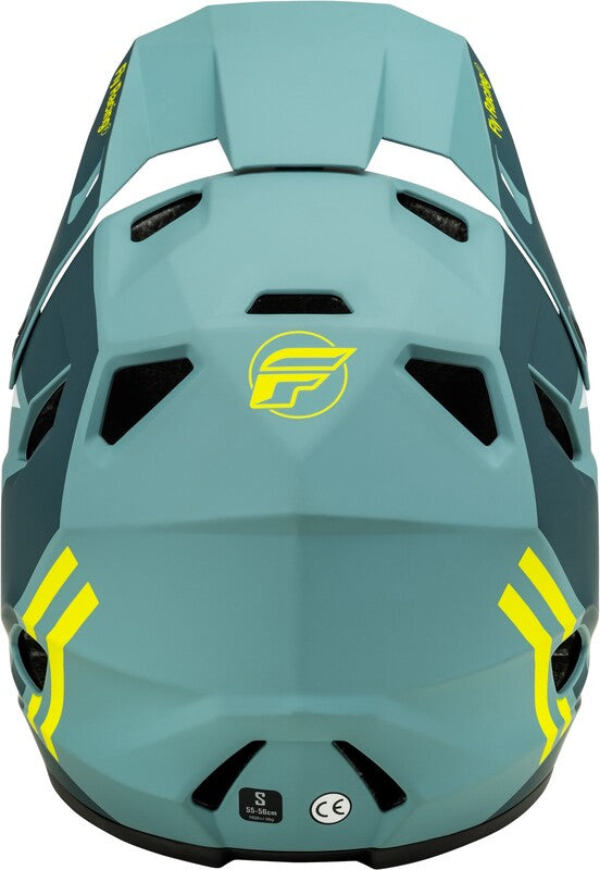 FLY RACING Rayce Youth Bicycle Kindermaat Fietshelm - Zwart/Wit/Grijs