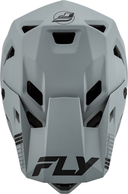 FLY RACING Rayce Youth Bicycle Kindermaat Fietshelm - Zwart/Wit/Grijs