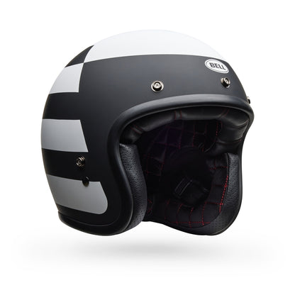 BELL Custom 500 Helm - Parlor Matte Black/White
