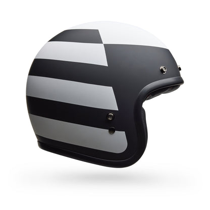 BELL Custom 500 Helm - Parlor Matte Black/White