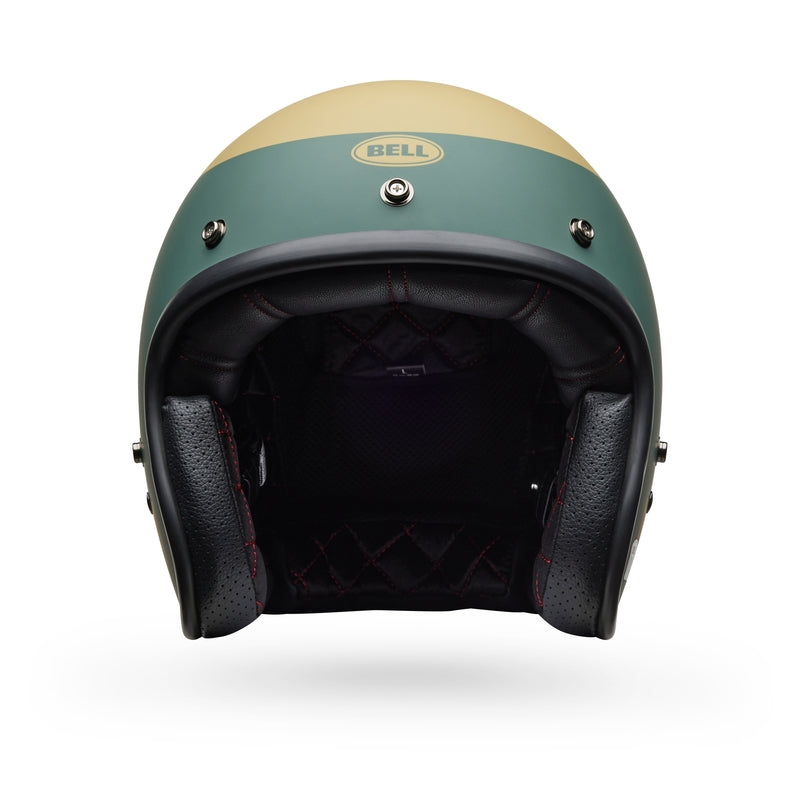 BELL Custom 500 Helm - Parlor Matte Black/White
