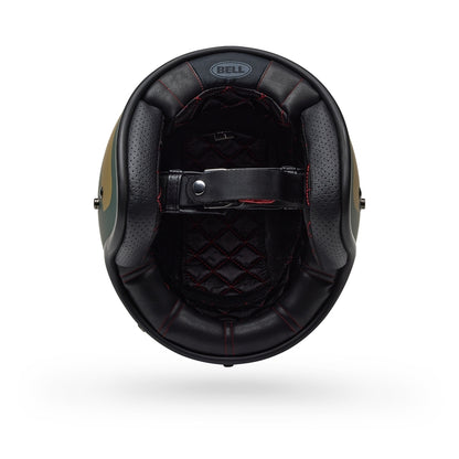 BELL Custom 500 Helm - Parlor Matte Black/White